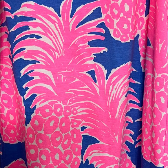 Lilly Pulitzer Pink and Blue Pineapple Dress - Picture 2 of 4